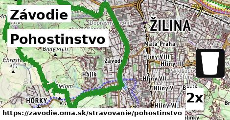 Pohostinstvo, Závodie