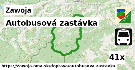 Autobusová zastávka, Zawoja