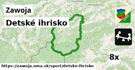 detské ihrisko v Zawoja