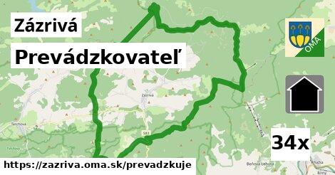 prevádzkovateľ v Zázrivá