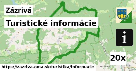 Turistické informácie, Zázrivá