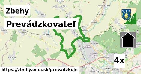 prevádzkovateľ v Zbehy