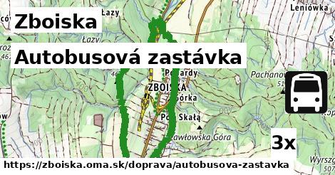 Autobusová zastávka, Zboiska