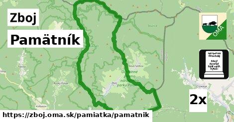 Pamätník, Zboj