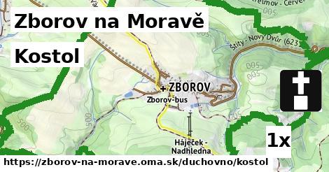 Kostol, Zborov na Moravě