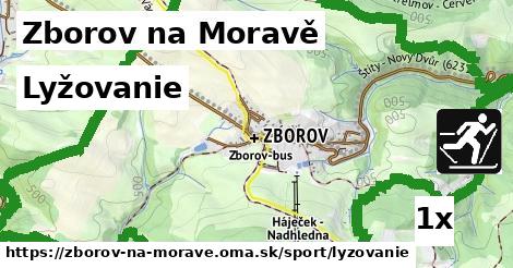Lyžovanie, Zborov na Moravě