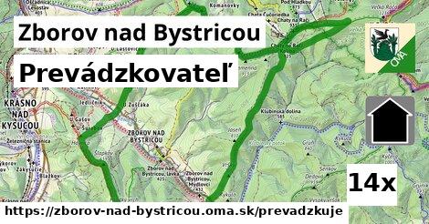 prevádzkovateľ v Zborov nad Bystricou