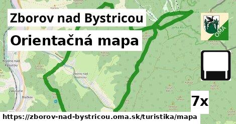 Orientačná mapa, Zborov nad Bystricou