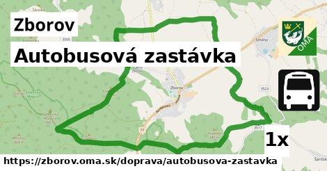 Autobusová zastávka, Zborov