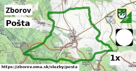Pošta, Zborov