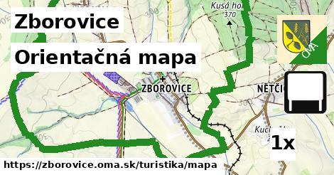 Orientačná mapa, Zborovice