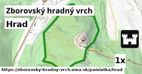 Hrad, Zborovský hradný vrch