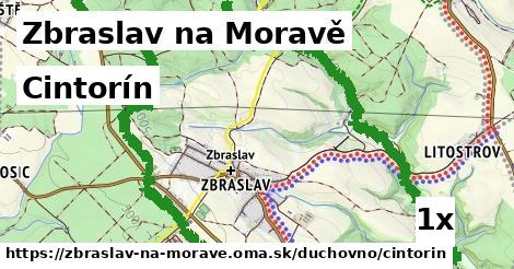 cintorín v Zbraslav na Moravě