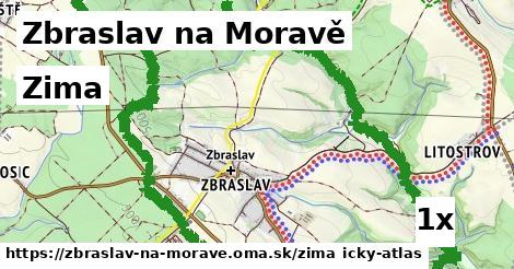 zima v Zbraslav na Moravě