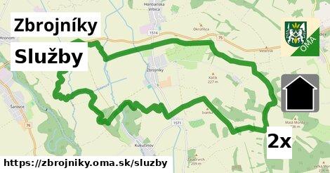 služby v Zbrojníky