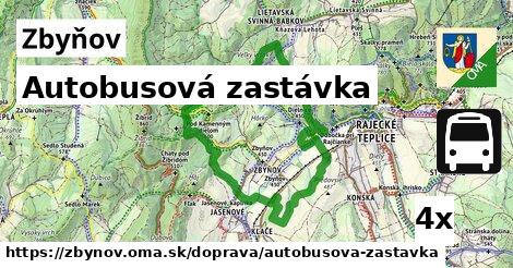 Autobusová zastávka, Zbyňov