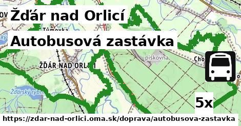 Autobusová zastávka, Žďár nad Orlicí