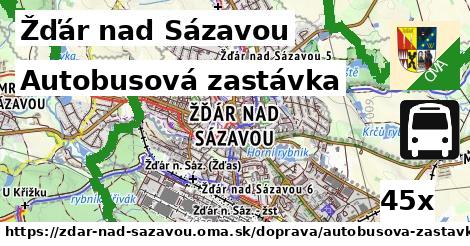 Autobusová zastávka, Žďár nad Sázavou