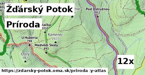 príroda v Žďárský Potok