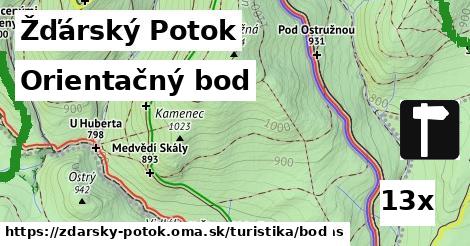 Orientačný bod, Žďárský Potok