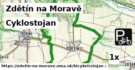 cyklostojan v Zdětín na Moravě