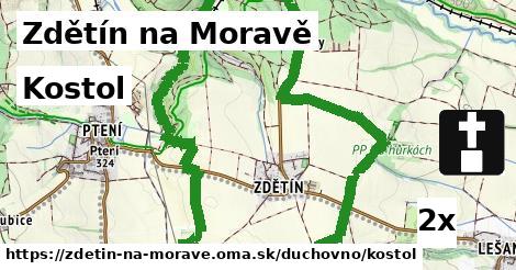 kostol v Zdětín na Moravě
