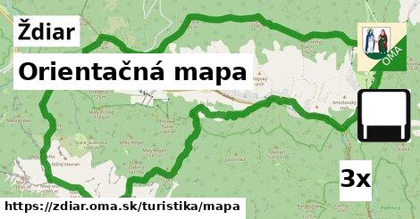 Orientačná mapa, Ždiar