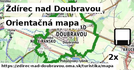 Orientačná mapa, Ždírec nad Doubravou