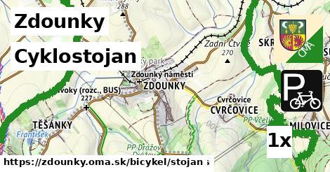 Cyklostojan, Zdounky