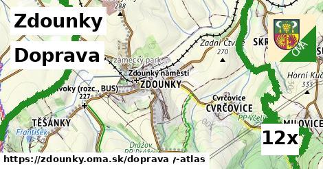 doprava v Zdounky