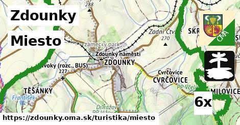 Miesto, Zdounky