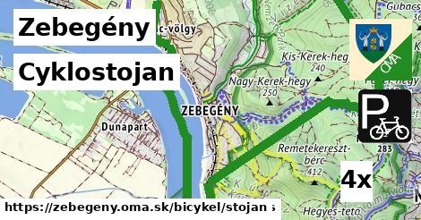 Cyklostojan, Zebegény