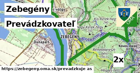 prevádzkovateľ v Zebegény