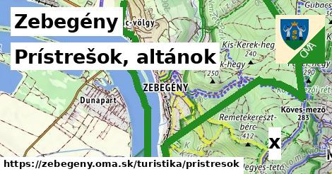 Prístrešok, altánok, Zebegény