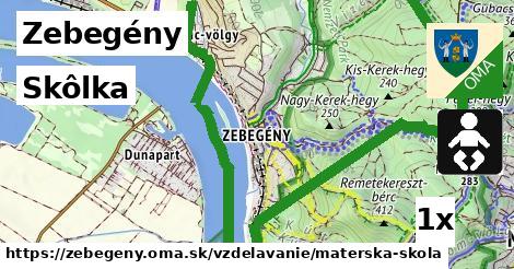 Skôlka, Zebegény