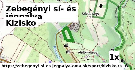 Klzisko, Zebegényi sí- és jégpálya