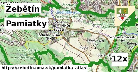 pamiatky v Žebětín