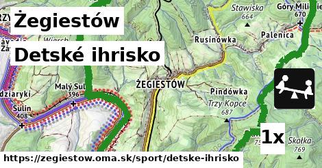 Detské ihrisko, Żegiestów