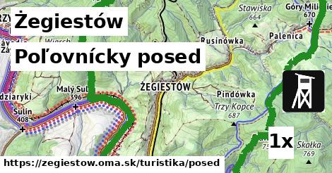 poľovnícky posed v Żegiestów