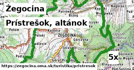 Prístrešok, altánok, Żegocina