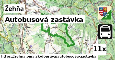 Autobusová zastávka, Žehňa