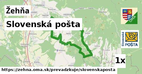 Slovenská pošta, Žehňa