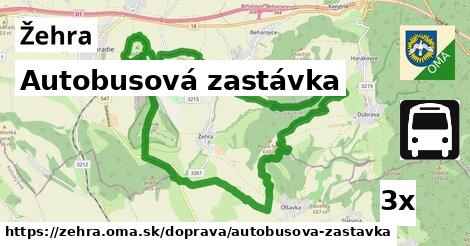 Autobusová zastávka, Žehra