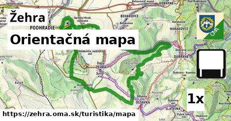 Orientačná mapa, Žehra