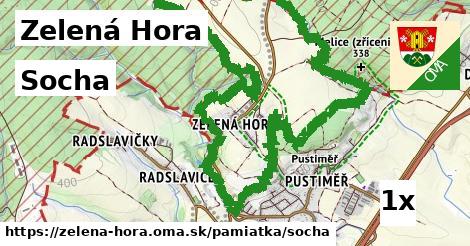 socha v Zelená Hora