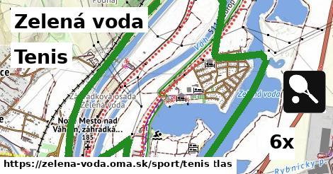 Tenis, Zelená voda