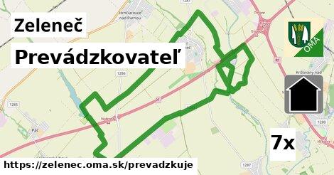 prevádzkovateľ v Zeleneč