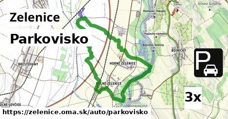 Parkovisko, Zelenice
