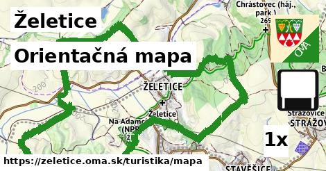 Orientačná mapa, Želetice