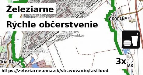 rýchle občerstvenie v Železiarne